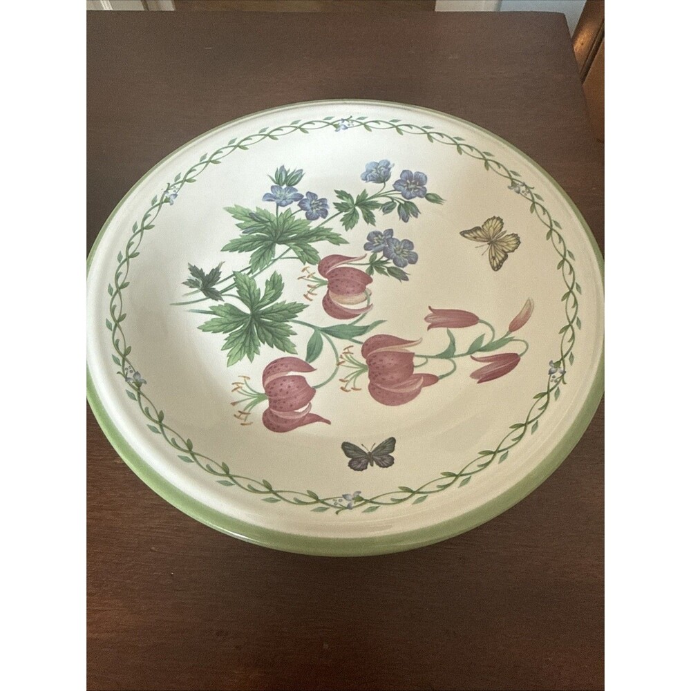 Studio Nova by Mikasa Garden Bloom Salad Plates Set of 4 Stoneware Y2372